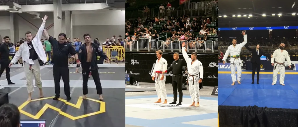 Jesús Naidenoff competing in Brazilian Jiu-Jitsu tournaments