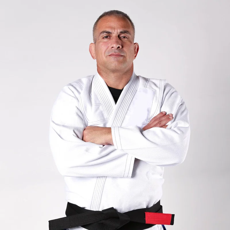 Mario Sperry, 6th-degree black belt, teaching during class at his Miami academy