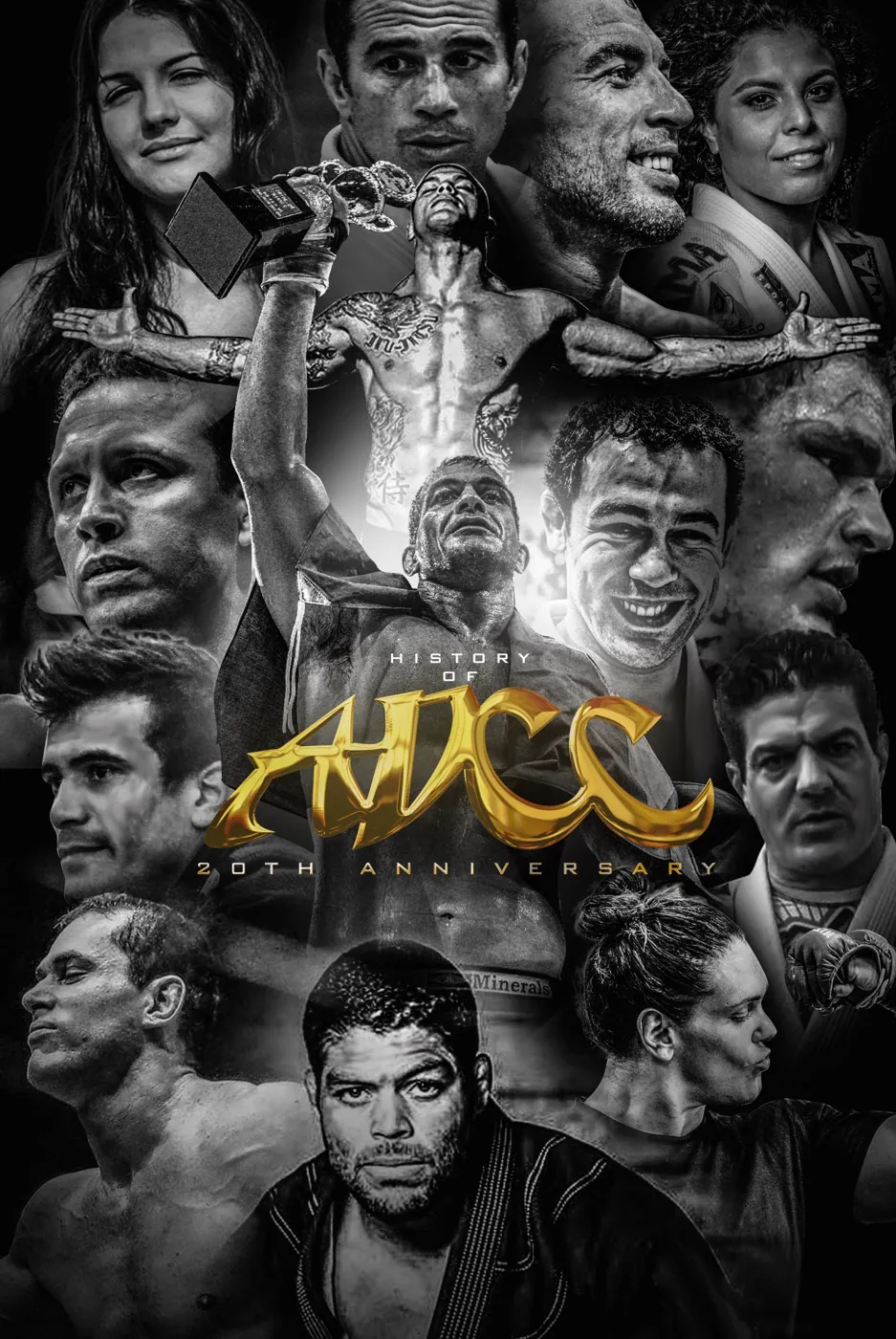 ADCC 20th Anniversary – Tribute to Brazilian Jiu-Jitsu Legends Legendary ADCC champions and Brazilian Jiu-Jitsu icons celebrating the 20th anniversary of grappling history
